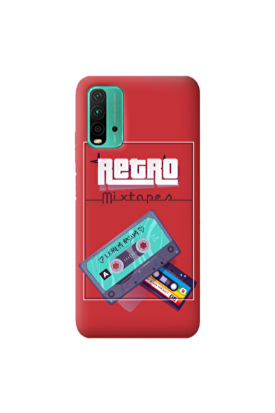 Other Xiaomi Poco M3 Mixtapes Red Colored Silicone TPU Θήκη
