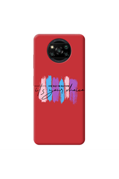 Other Xiaomi Poco X3 /X3 Pro One Day Or Day One Red Colored Silicone TPU Θήκη
