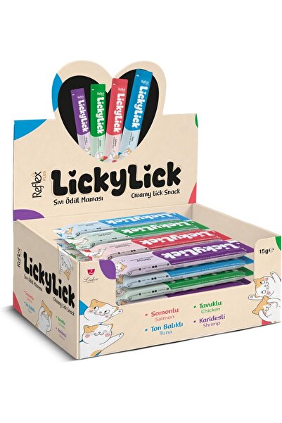 Reflex Plus LickyLick Kedi Sıvı Ödül Maması 15g x 72 Adet