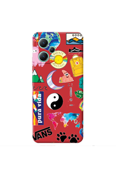 Other Xiaomi Redmi Note 12 Pro 5G Vans Red Colored Silicone TPU Θήκη