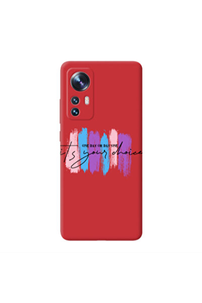 Other Xiaomi Mi 12 Pro One Day Or Day One Red Colored Silicone TPU Θήκη