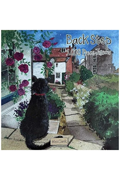 Alex Clark Puzzle Black Cat in the City, ilustrat, pentru adulti si tineri, M...