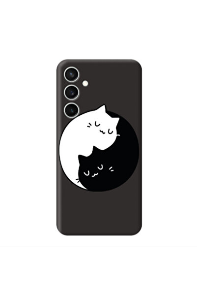 Other Samsung S24 Plus Bundle of love Black Colored Silicone TPU Θήκη