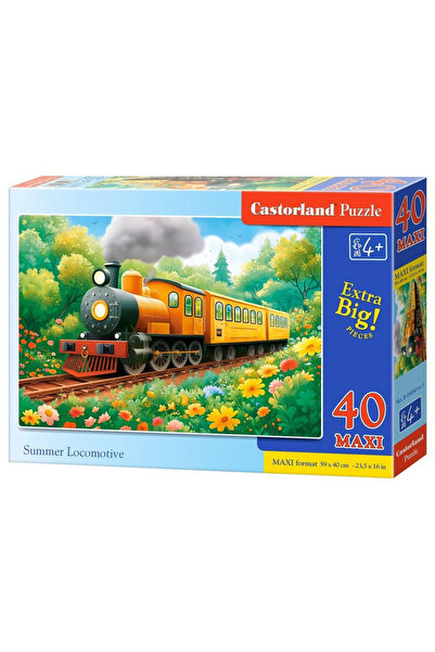 Castorland Puzzle podea Letnia lokomotywa multicolor 40 piese