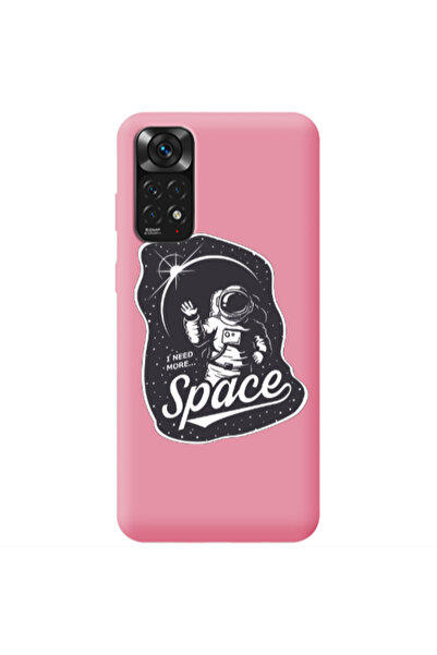 Other Xiaomi Redmi Note 11 4G I need more spacee Pink Colored Silicone TPU Θήκη