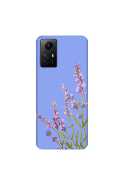 Other Xiaomi Redmi Note 12s Flowers 8 Light Purple Colored Silicone TPU Θήκη