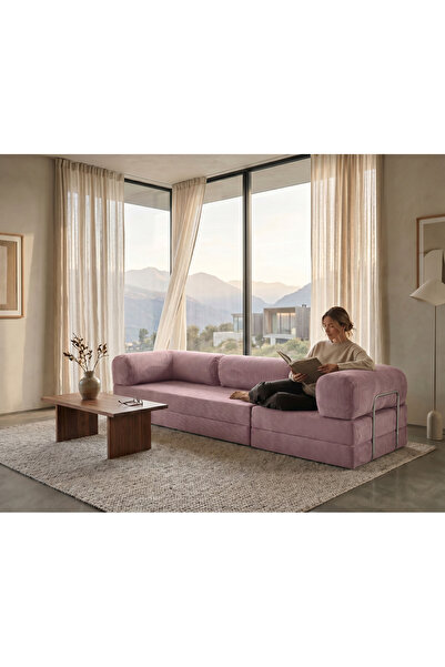 NESTİME 300X100 Modüler Sünger Kanepe,Taşınabilir, Yatak Olabilen,22 DNS Sünger