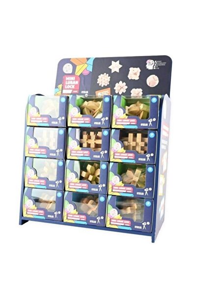 ROBE Set puzzle lemn IQ MIX multicolor 6+