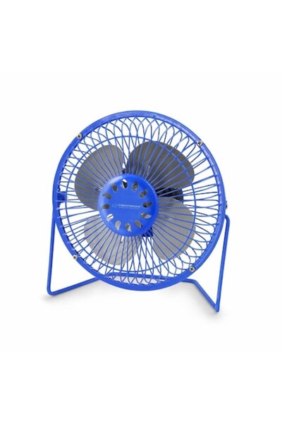 ESPERANZA Ventilator de birou portabil, silențios, alimentat prin USB, albastru