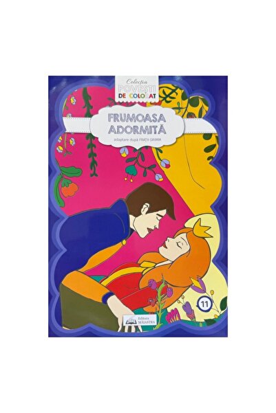 MC Micostore Carte de colorat A4, cu poveste, Frumoasa adormita, ISBN 821-3