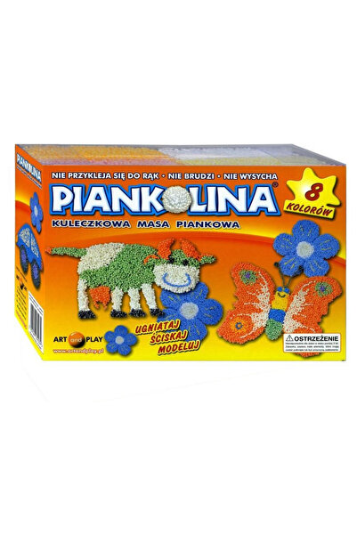 OEM Piankolina Art. Set de joacă creativ cu 8 culori, masă din plastic moale