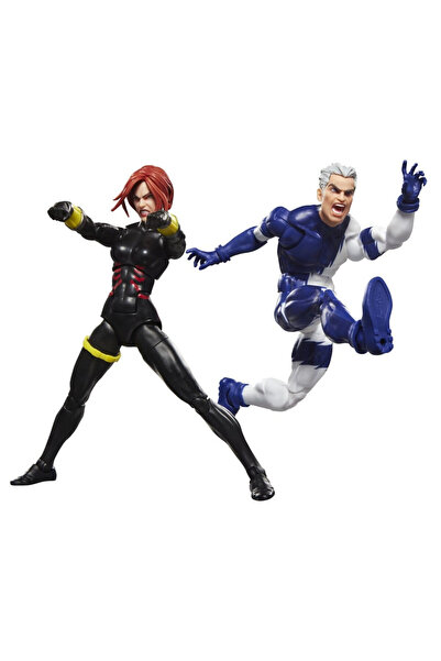OEM Figurine Marvel Legends Avengers pachet de 2 Black Widow și Quicksilver 1...