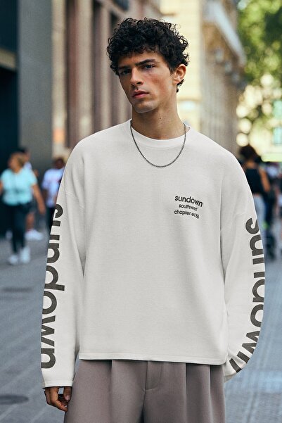Bershka Dokulu baskılı kazak