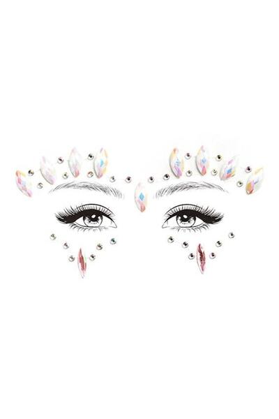 OEM Dalprint dpCraft Autocolant bijuterii 3D „Innocent White” – strasuri pent...