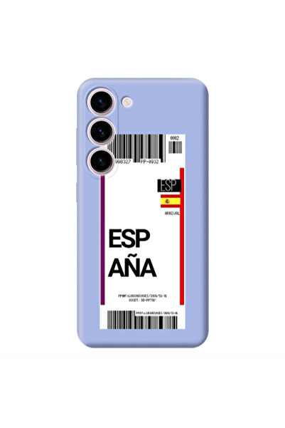 Other Samsung S23 Espana Arrival Light Purple Colored Silicone TPU Θήκη