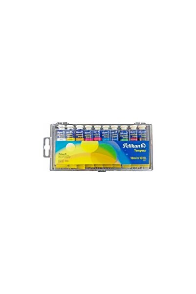 MC Micostore Tempera colors, 10 colors x 12ml, 719130