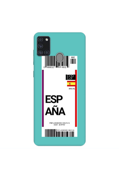 Other Samsung A21S Espana Arrival Turquoise Colored Silicone TPU Θήκη