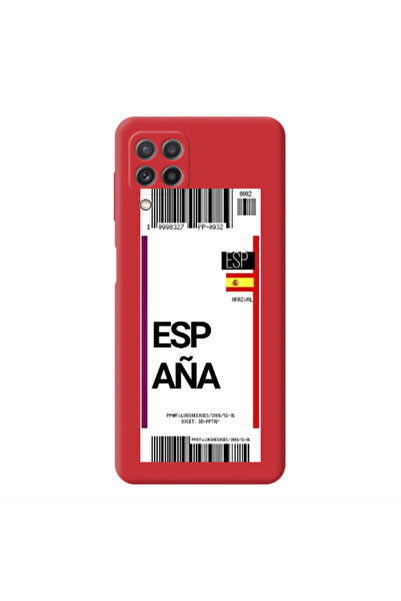 Other Samsung A22 4G Espana Arrival Red Colored Silicone TPU Θήκη