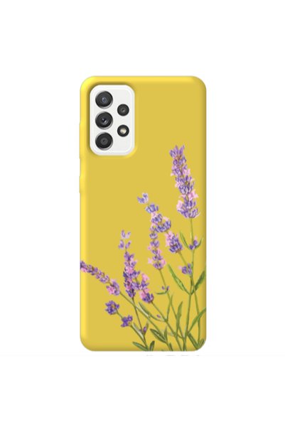 Other Samsung A13 4G Flowers 8 Yellow Colored Silicone TPU Θήκη