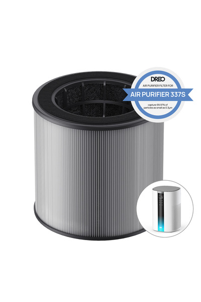 DREO Air Purifier 337S Uyumlu 3 Aşamalı HEPA Yedek Filtre
