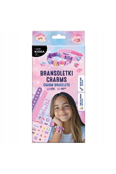 Derform Set Creativ Bratari cu Charmuri Kidea pentru Fetite