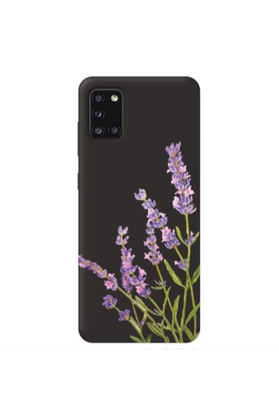 Other Samsung A31 Flowers 8 Black Colored Silicone TPU Θήκη