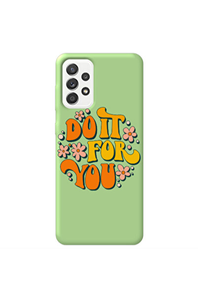 Other Samsung A72 Do it For You Light Green Colored Silicone TPU Θήκη