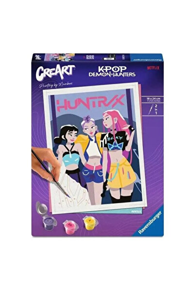 RAVENSBURGER Set pictura pe numere KPop Demon Hunters Huntrix multicolor 12 ani+