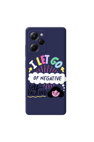 Other Xiaomi Poco X5 Pro Let go Self talking Dark blue Colored Silicone TPU Θήκη