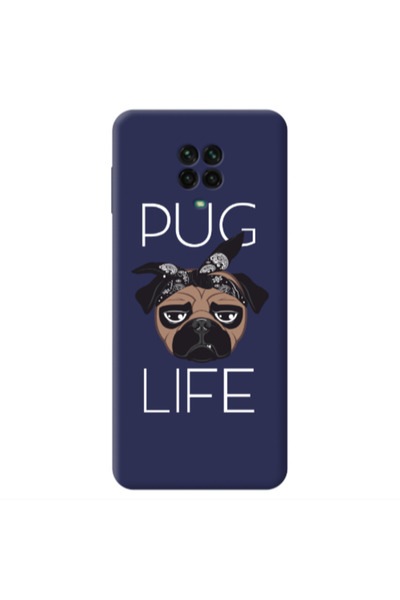 Other Xiaomi Redmi Note 9 Pro Pug Life Dark blue Colored Silicone TPU Θήκη