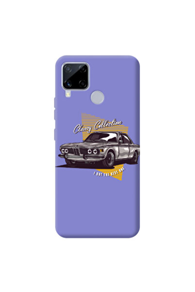 Other Realme C25 Classy Collection Purple Colored Silicone TPU Θήκη