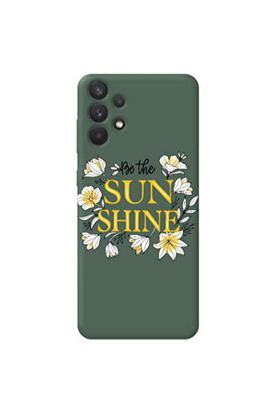 Other Samsung A32 4G Sun Shine Dark Green Colored Silicone TPU Θήκη