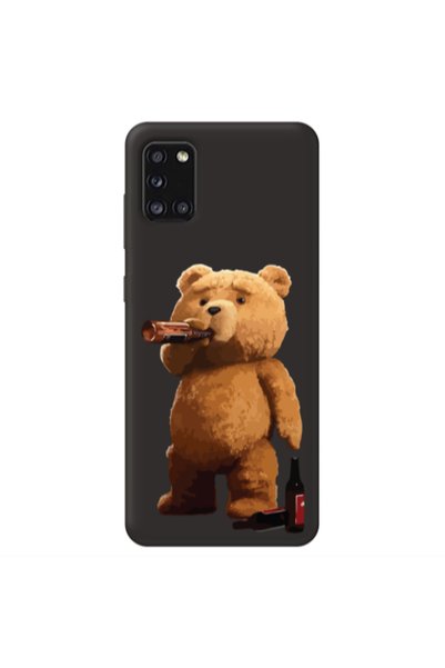 Other Samsung A31 Beer Time Black Colored Silicone TPU Θήκη