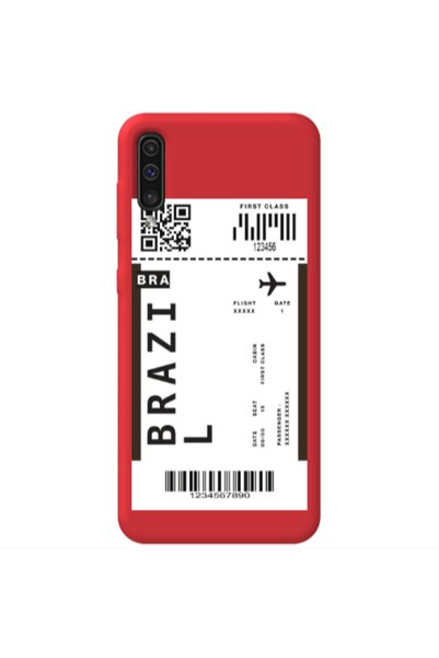 Other Samsung A70 Brazil BRA Red Colored Silicone TPU Θήκη