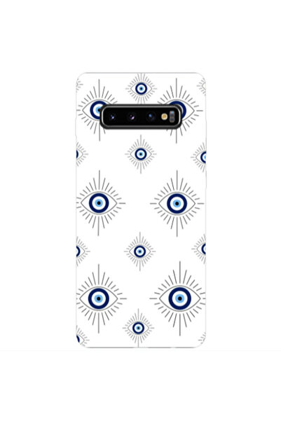 Other Samsung S10 Bright eye Dark Grey Colored Silicone TPU Θήκη