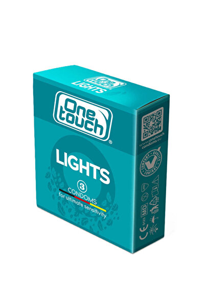 onetouch Prezervative One Touch Lights, Ultrafine pentru Senzatii Naturale, 3...