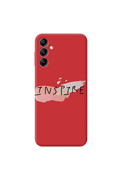 Other Samsung A14 5G Inspire Red Colored Silicone TPU Θήκη