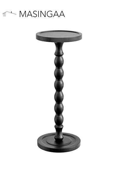 MASINGAA Solid Wood Coffee Table, Small Side Table for Small Spaces, Drink Ta...