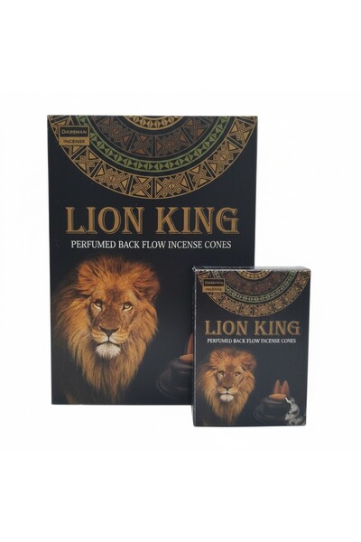 Darshan GERİ AKIŞ TÜTSÜ ASLAN KRAL AROMALI KONİK TÜTSÜ