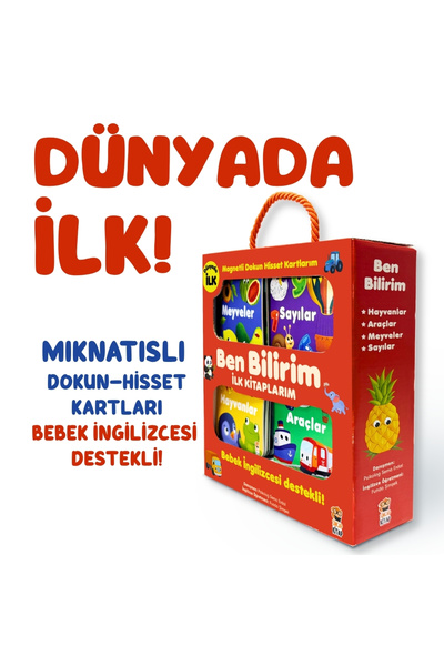 Sincap Kitap | Ben Bilirim İlk Kitaplarım | İngilizce Destekli 4 Mini Kitap +...