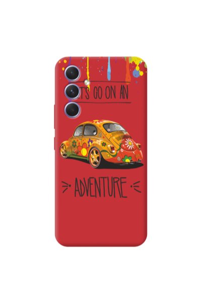 Other Samsung A54 Adventure Red Colored Silicone TPU Θήκη
