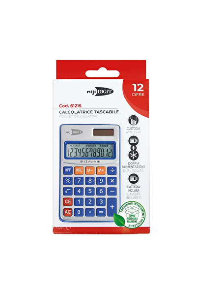 Lebez Niji Digit 12-цифрен джобен калкулатор 61215