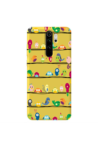 Other Xiaomi Redmi Note 8 Pro birds Yellow Colored Silicone TPU Θήκη
