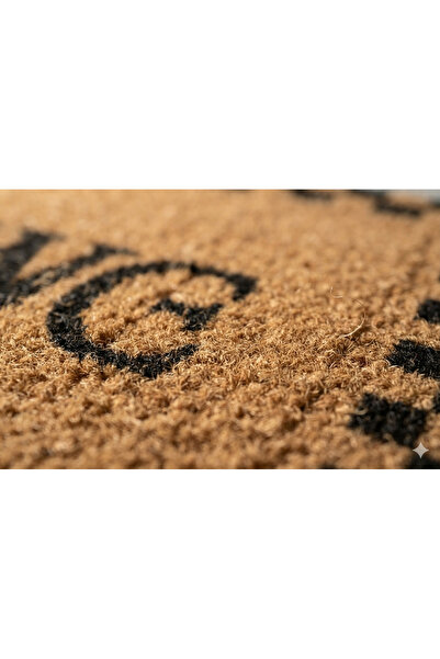 Evoris Coco Cc023A Welcome Patterned Thick Non-Slip Sole Moisture Absorbing Stylish Design Door Mat 45X75 cm