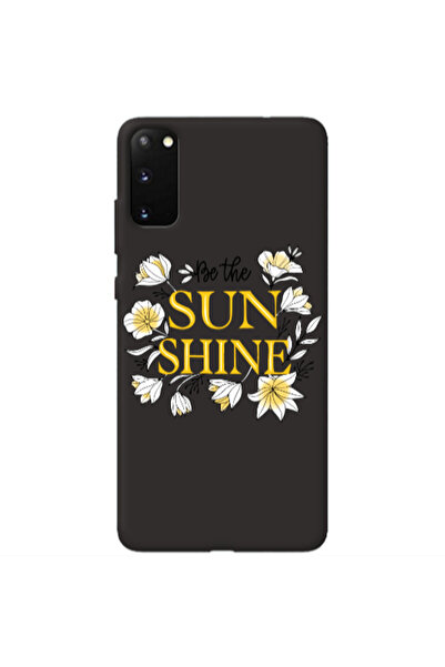 Other Samsung S20 Sun Shine Black Colored Silicone TPU Θήκη