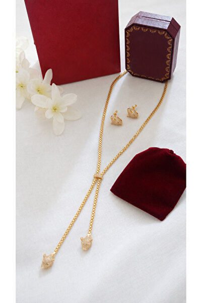 Glamour Galore سلسال + حلق مع الملحقات