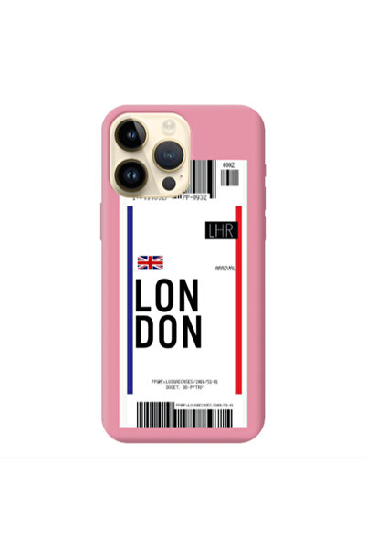 Other Apple iPhone 13 Pro Max London Arrival Pink Colored Silicone TPU Θήκη