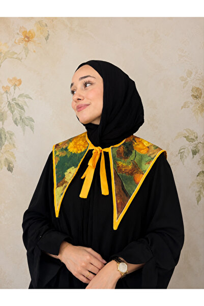 Dolce Shoulder Shawl Collar New Generation – Tieable Daily Use Patterned Wome...