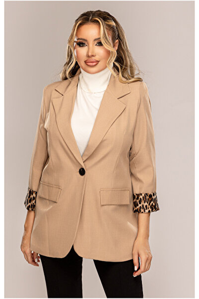 OEM Sacou bej lung elegant, L/XL