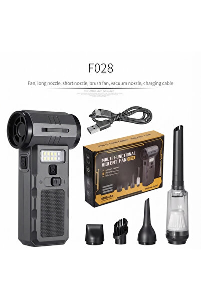 Generic 3-in-1 Multifunctional Cordless Air Blower, Vacuum & Flashlight